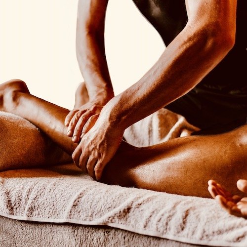 Post-event CBD Massage for Stiff and Sore Legs at Cape Town Marathon
